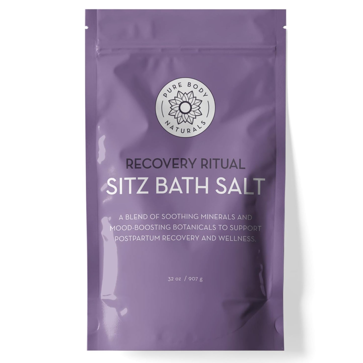 Sitz Bath Salt – Postpartum Care and Hemorrhoid Treatment – Natural Soak for Self Care and Hemmoroid Treatment - Post Partum Essentials, 10 Oz