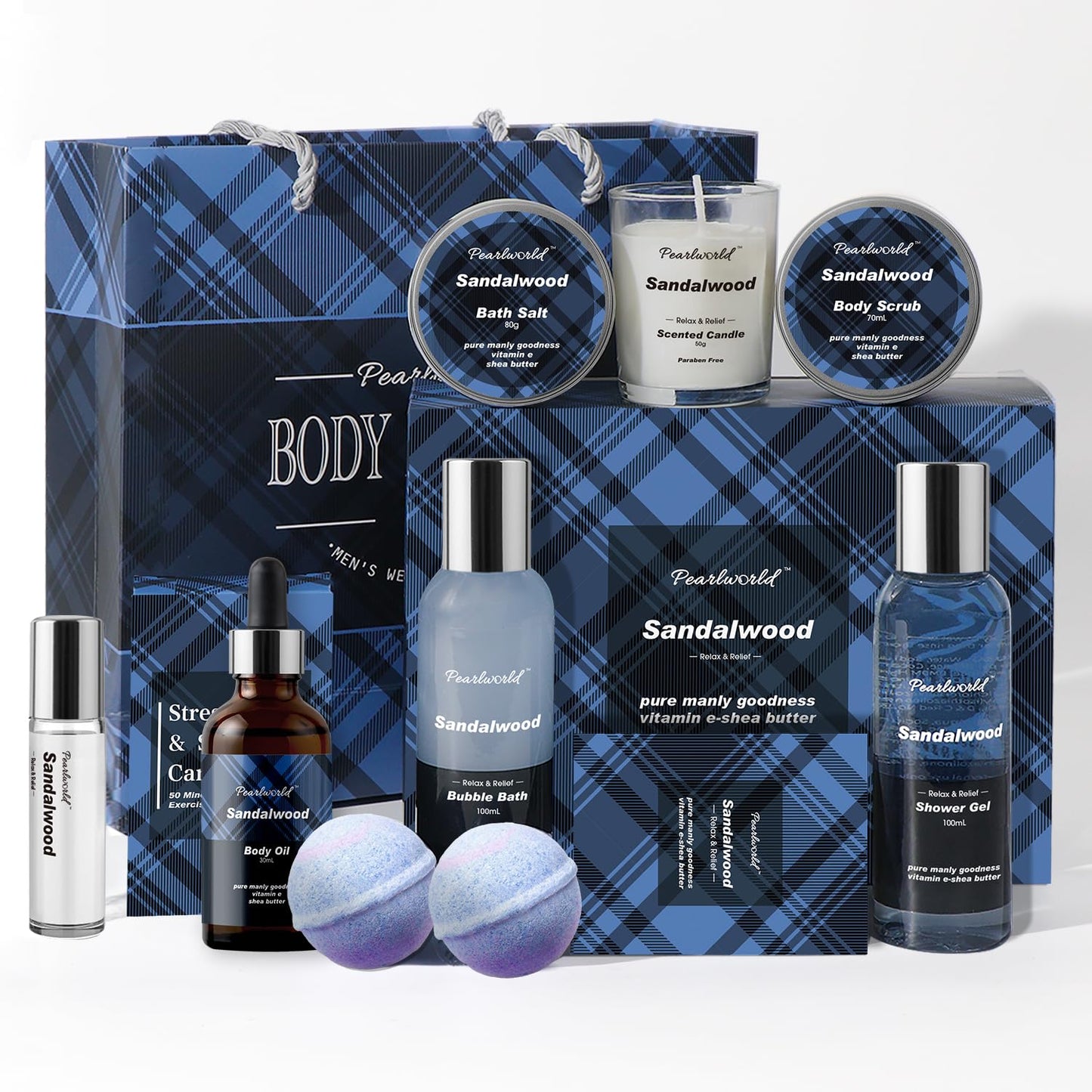 Lavender Spa Set for Women, Bath Set for Women, Self Care for Women, Nourishing and Relaxing, 7 Piece Home Spa Set, Birthday Gift and a Gift for Mom