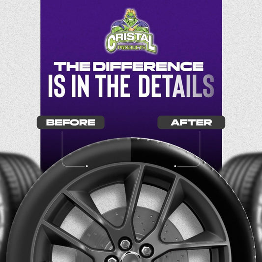 CRI-107-C Tire Shine Untouchable Tire Premuim Dressing Aerosol Gloss Spray for Car Tires, 13 Fl. Oz.