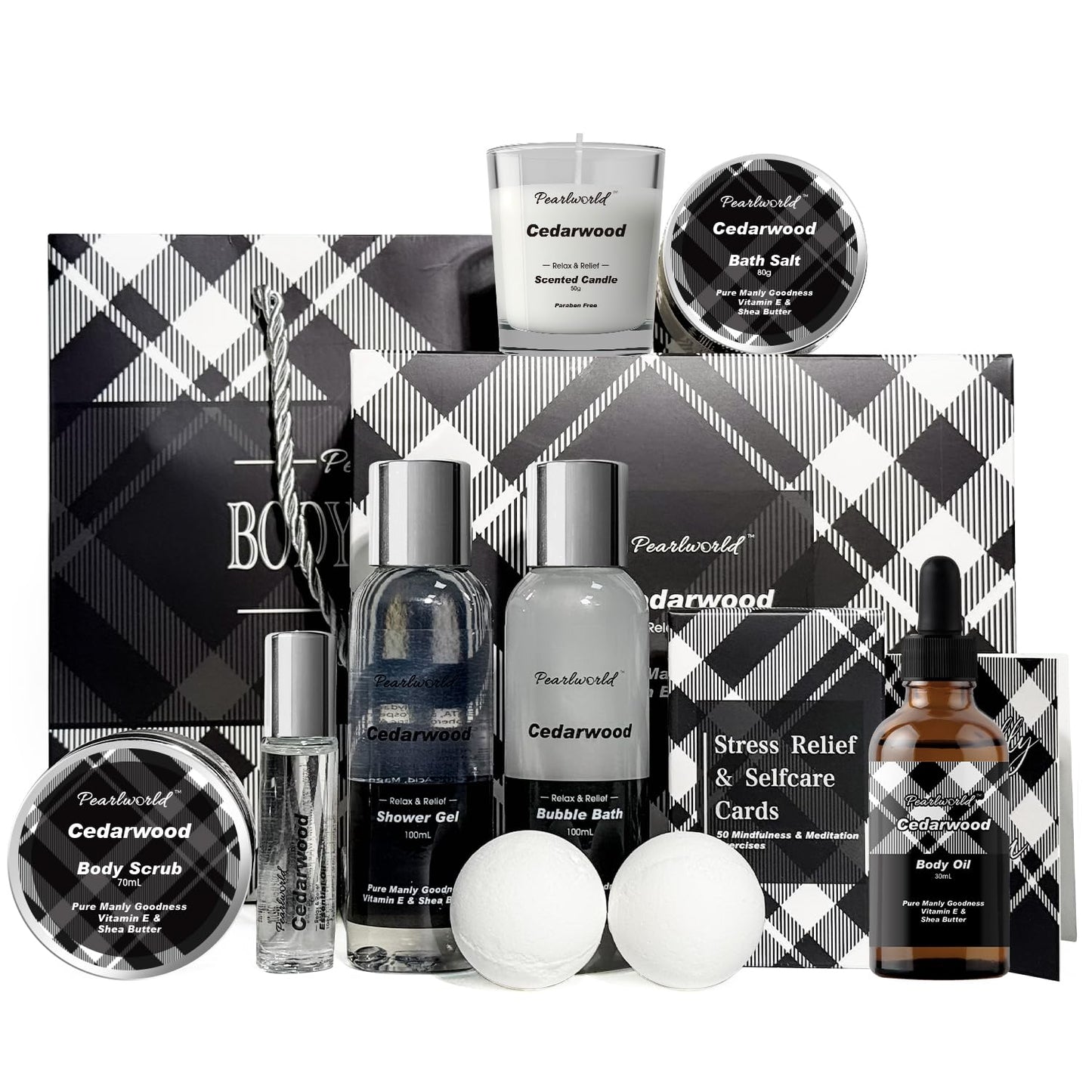 Lavender Spa Set for Women, Bath Set for Women, Self Care for Women, Nourishing and Relaxing, 7 Piece Home Spa Set, Birthday Gift and a Gift for Mom