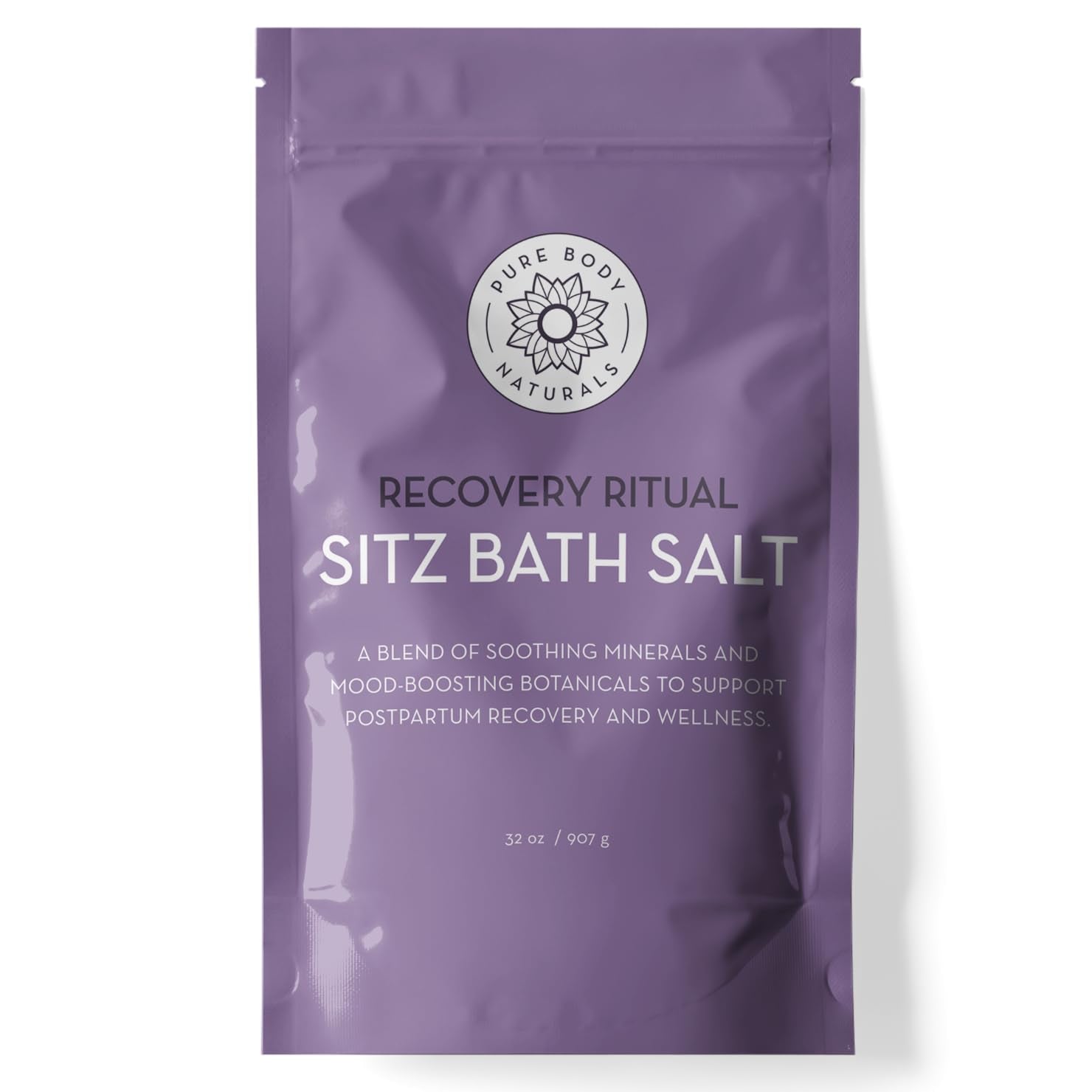 Sitz Bath Salt – Postpartum Care and Hemorrhoid Treatment – Natural Soak for Self Care and Hemmoroid Treatment - Post Partum Essentials, 10 Oz