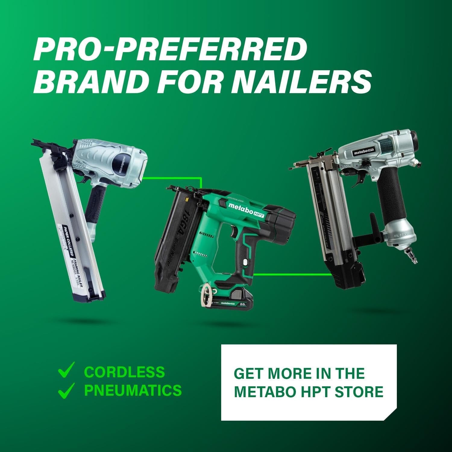 Framing Nailer, Pro-Preferred Power Nailer for Flooring, Roof Decking, and More, Lightweight 7.5 Lbs Framing Tool for 21° 2" to 3-1/2" Plastic Collated Nails, NR90AES1